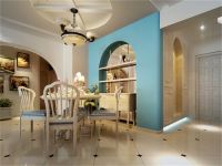 大运河孔雀城英国宫90平米田园风格装修效果图