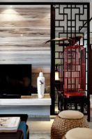 通州万达广场三居室162平米中式风格