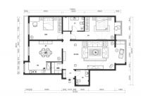 山水文园 三居 现代简约风格