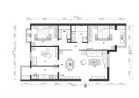 中直社区 三居 新中式风格