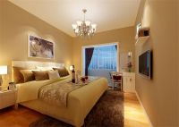 远洋山水88平简欧时尚案例效果图设计