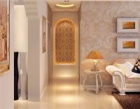 中铁国际城90平欧式风格案例效果图设计