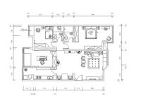阳光丽景140平简约时尚户型图设计