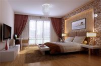 融泽嘉园120平简欧风格案例效果图设计