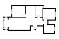 融泽嘉园120平简欧风格案例效果图设计