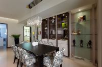 现代家庭三室一厅室内设计效果图