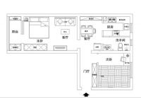 中关村农科院60平简约风格装修-北京实创装饰