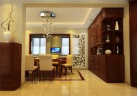 燕郊孔雀城120平中式古典风格效果图