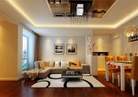 凌云居80平简约风格案例效果图