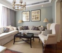 北京K2玉蘭湾三居室美式风格设计案例展示