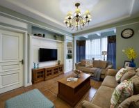 北京红杉公馆三居室美式风格设计案例展示