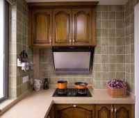 北京k2玉兰湾三居室美式风格设计案例展示