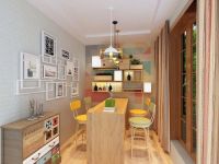 香河绿地国宝190平北欧风格效果图设计