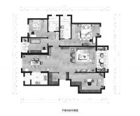 龙湖蔚澜香醍四居新中式风格