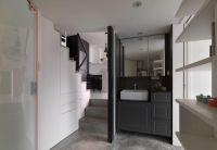 北欧时尚风格调玄关设计图