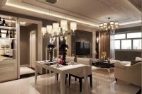 廊坊孔雀城90平-简约风格装修-北京实创装饰