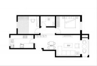 浅山香邑84平米现代简约风格-北京实创装饰
