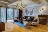 润泽公馆168平三居混搭风