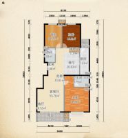 紫金新干线 二居室