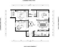 融泽嘉园104平装修-北京实创装饰