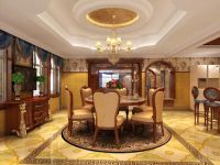 北京元洲装饰花雨汀130平欧式风格