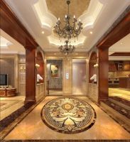 北京元洲装饰花雨汀130平欧式风格