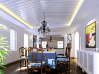 北京元洲装饰中央别墅260平地中海风格