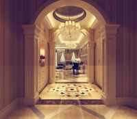 北京元洲装饰香江别墅200平欧式风