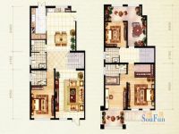 北京城建·红木林-欧美风情-三居室