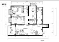 理想新城103平简欧风格-北京实创装饰