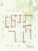 富力新城-现代简约-三居室