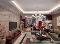 北京风景-中式古典-三居室