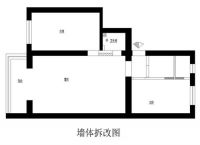 融泽嘉园70平简中风格案例效果图设计
