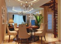 鑫宝苑180平欧式风格装修效果图设计
