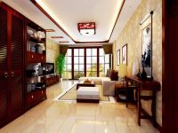 京投万科新里程-现代中式风格-三居室