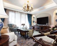 北京领秀慧谷三居美式风格设计案例展示