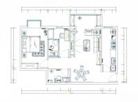 两室一厅 简欧风格