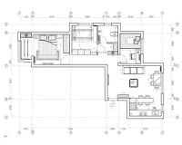 金隅汇景苑C1户型87平装修-北京实创装饰
