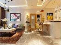 华业东方玫瑰90平简约装修-北京实创装饰