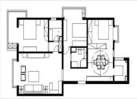 当代城市家园141平美式装修-北京实创装饰