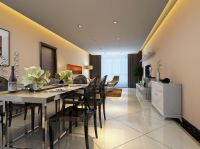 世华泊郡200平简约时尚案例效果图设计