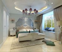 融泽嘉园120平简欧风格效果图设计