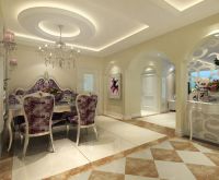 融泽嘉园120平简欧风格效果图设计