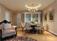 八达岭孔雀城150平简欧风格效果图设计