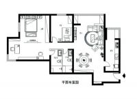 八达岭孔雀城150平简欧风格效果图设计