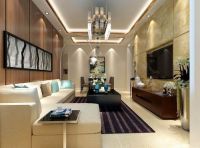 海棠湾两居89平港式风格-北京实创装饰