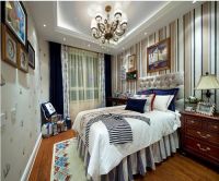 北京润枫领尚四居室美式风格设计案例展示