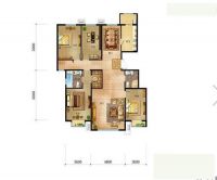 北京润枫领尚四居室美式风格设计案例展示