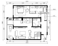 新华联锦园复式房简约风格