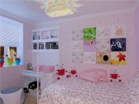 保利紫荆香谷102平中式效果图设计